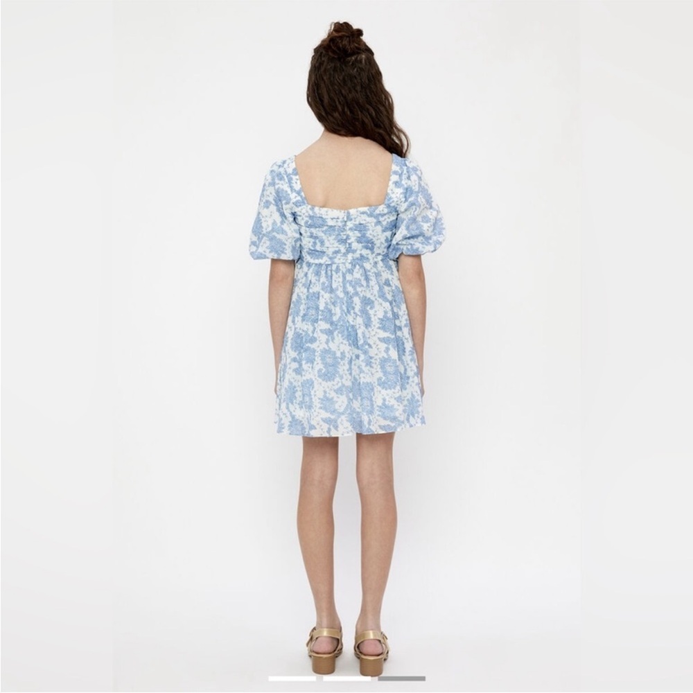 Bardot Blue and White Ruffled Sundress - Picture 2 of 4